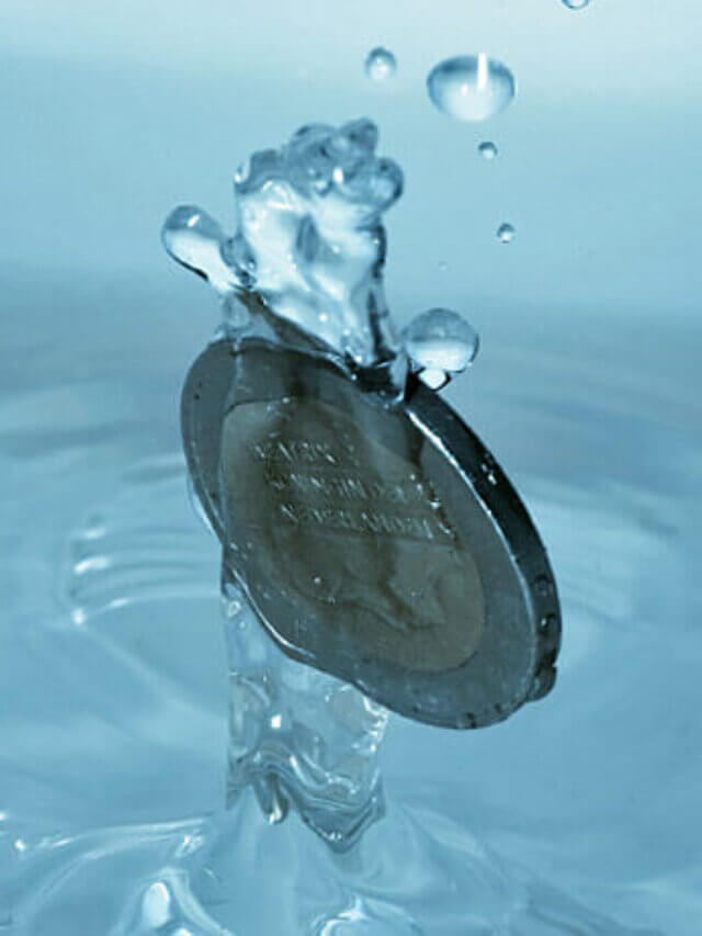 Why do people throw coins in the river?